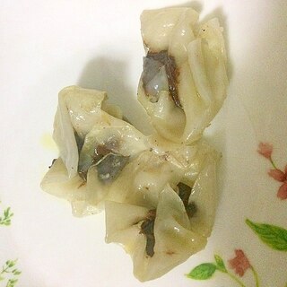 餃子の皮とチョコのスイーツ